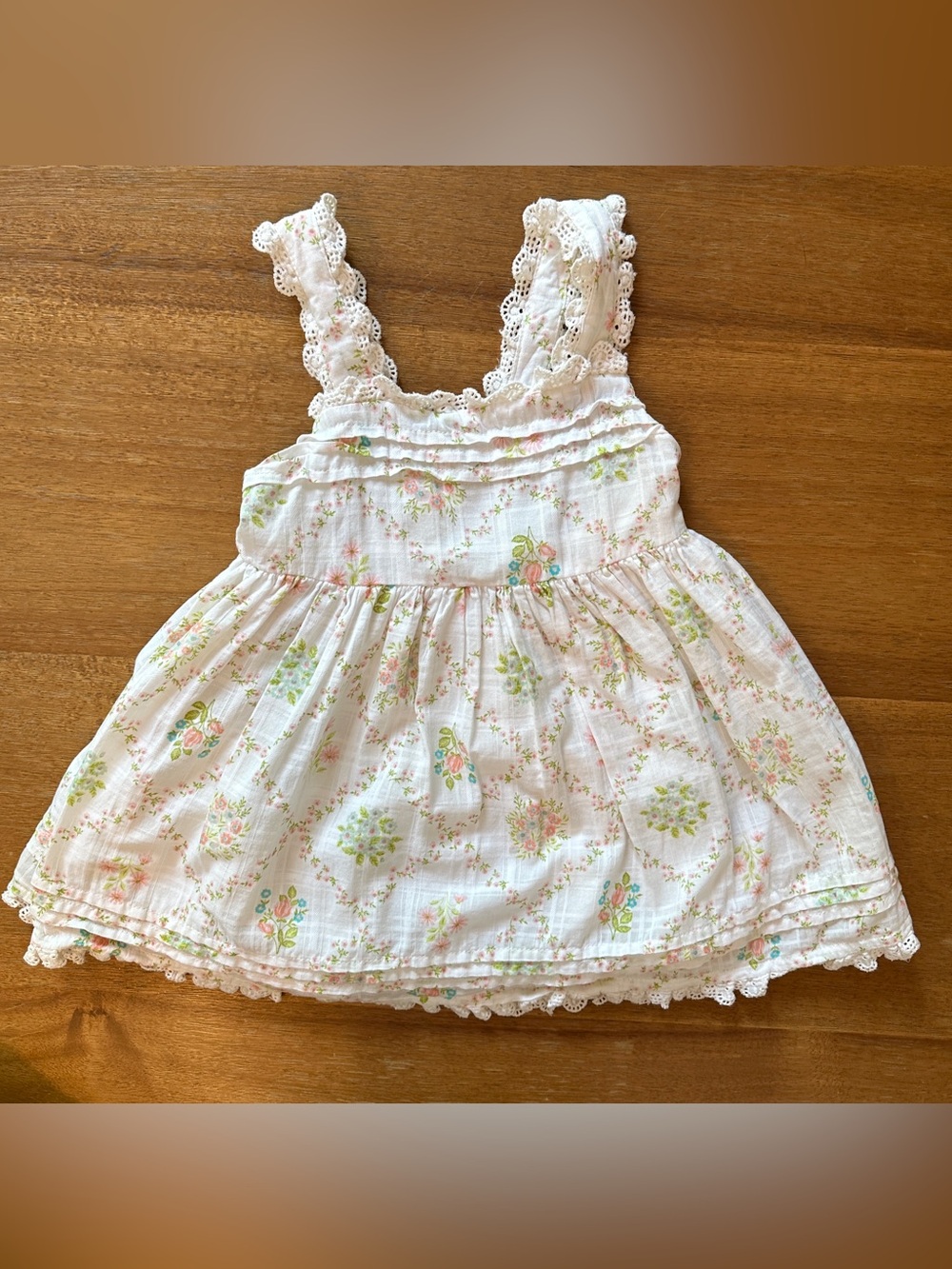 Haute Hippie Floral Lace Detail Dress 24 Months